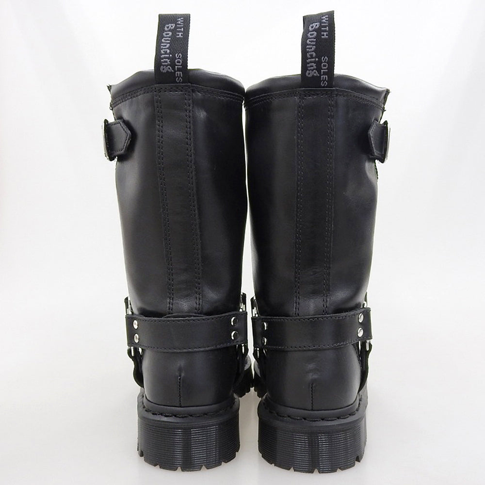 Dr.Martens ドクターマーチン 新品同様 ANISTONE HI リガー ブーツ メンズ ブラック 7 シューズ