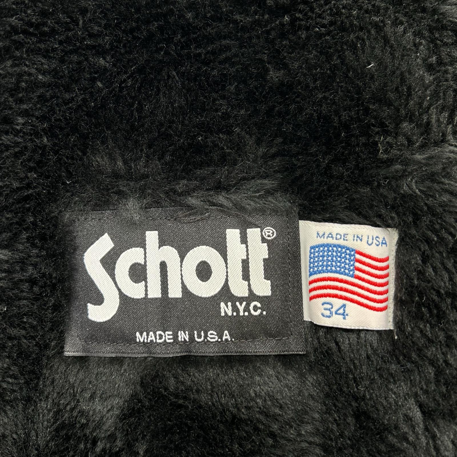 schott ショット 641 ファーライナー シングルライダース ジャケット