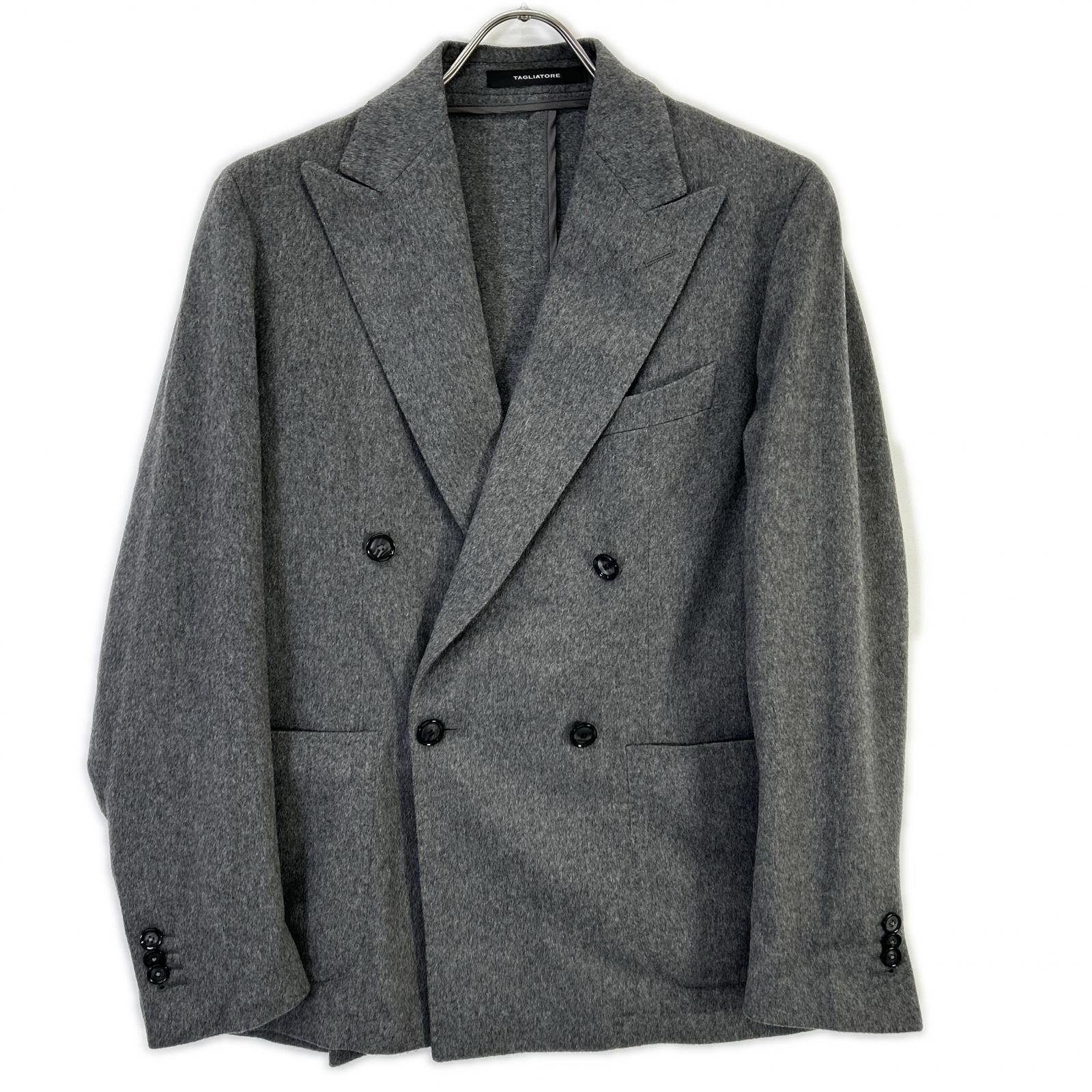 TAGLIATORE Tagliatore G-WESTON2DK gray cashmere double-breasted jacket jacket