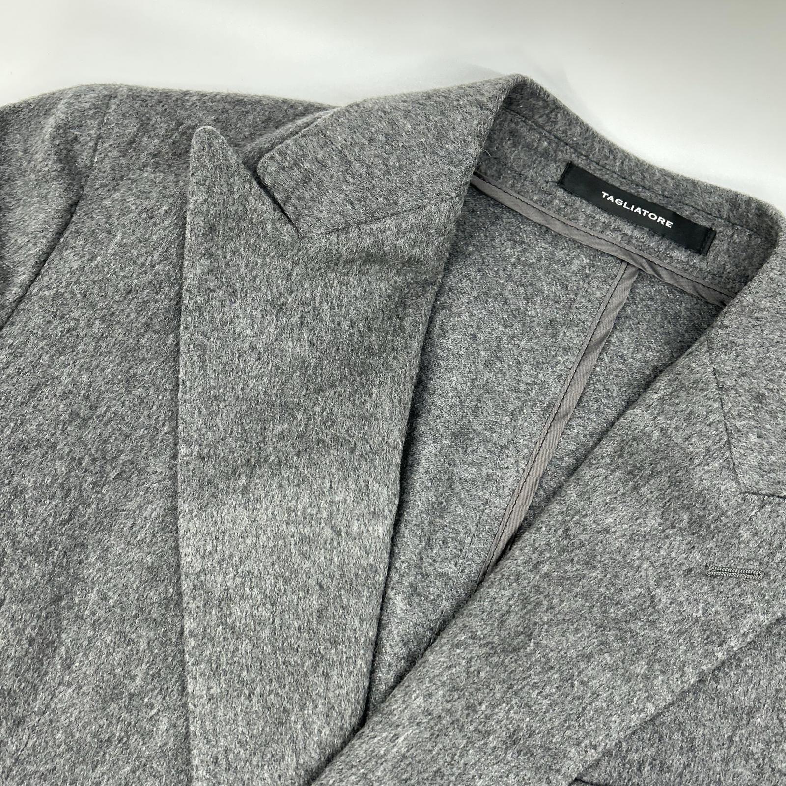 TAGLIATORE Tagliatore G-WESTON2DK gray cashmere double-breasted jacket jacket