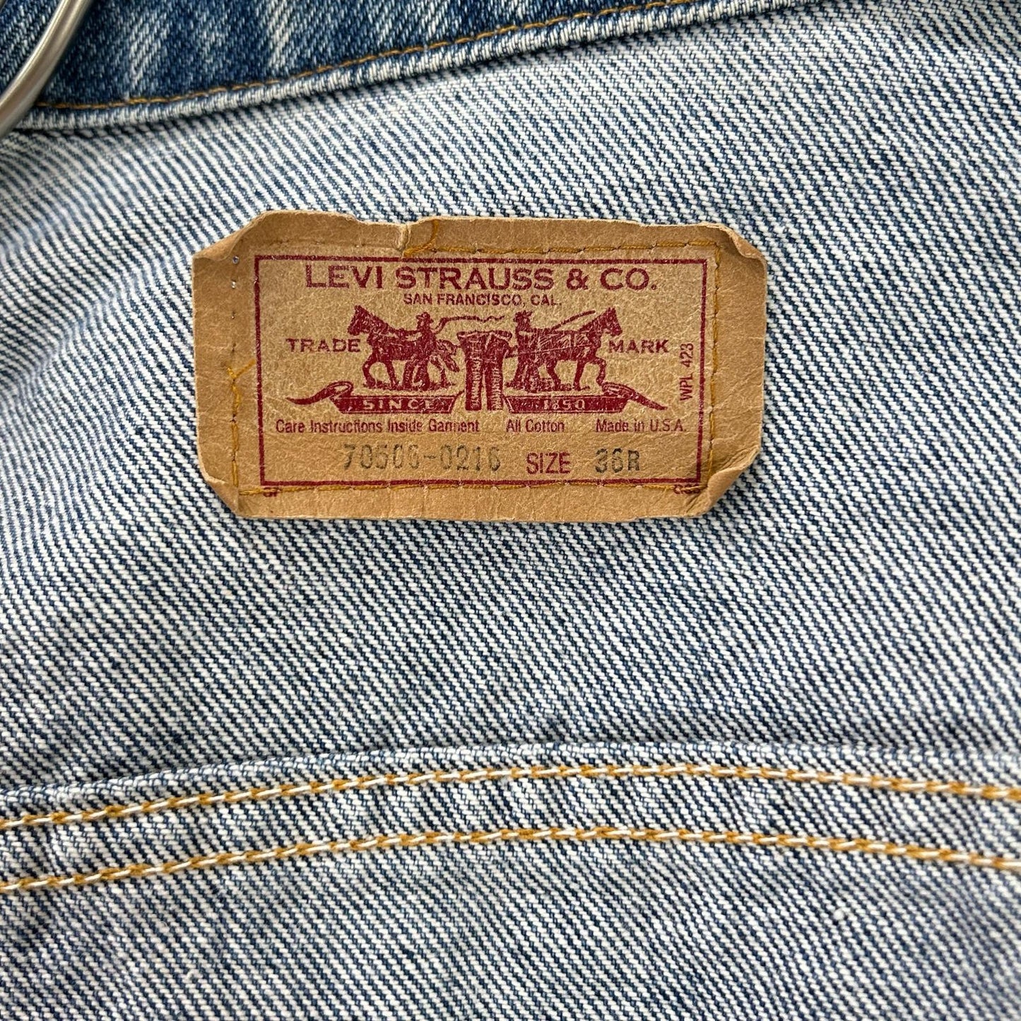 LEVI'S リーバイス 70505-0216　4th　80s　USA製　　デニム　トラッカー ジャケット