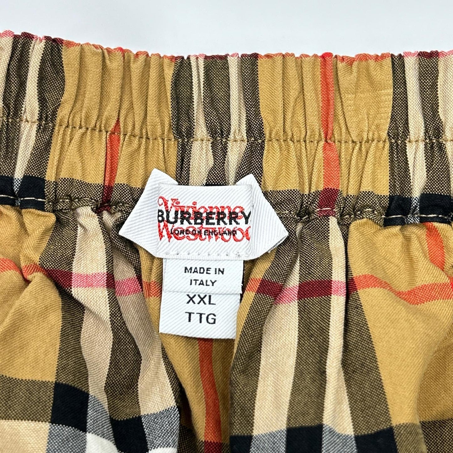 【SALE】 BURBERRY バーバリー 18年 ×ヴィヴィアンウエストウッド ノヴァチェック ショートパンツ ボトムス