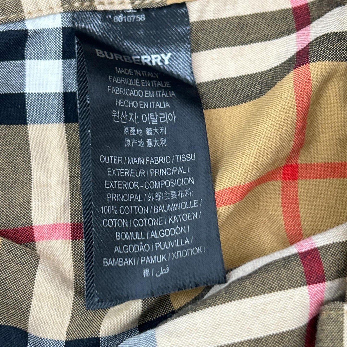 BURBERRY バーバリー 18年 ×ヴィヴィアンウエストウッド ノヴァチェック ショートパンツ ボトムス