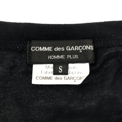 COMMEdesGARCONS HOMME PLUS コムデギャルソンオムプリュス ブラック PJ-T050 フリルTシャツ トップス