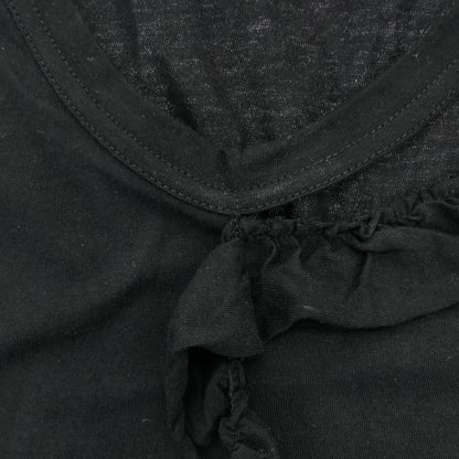 COMMEdesGARCONS HOMME PLUS コムデギャルソンオムプリュス ブラック PJ-T050 フリルTシャツ トップス