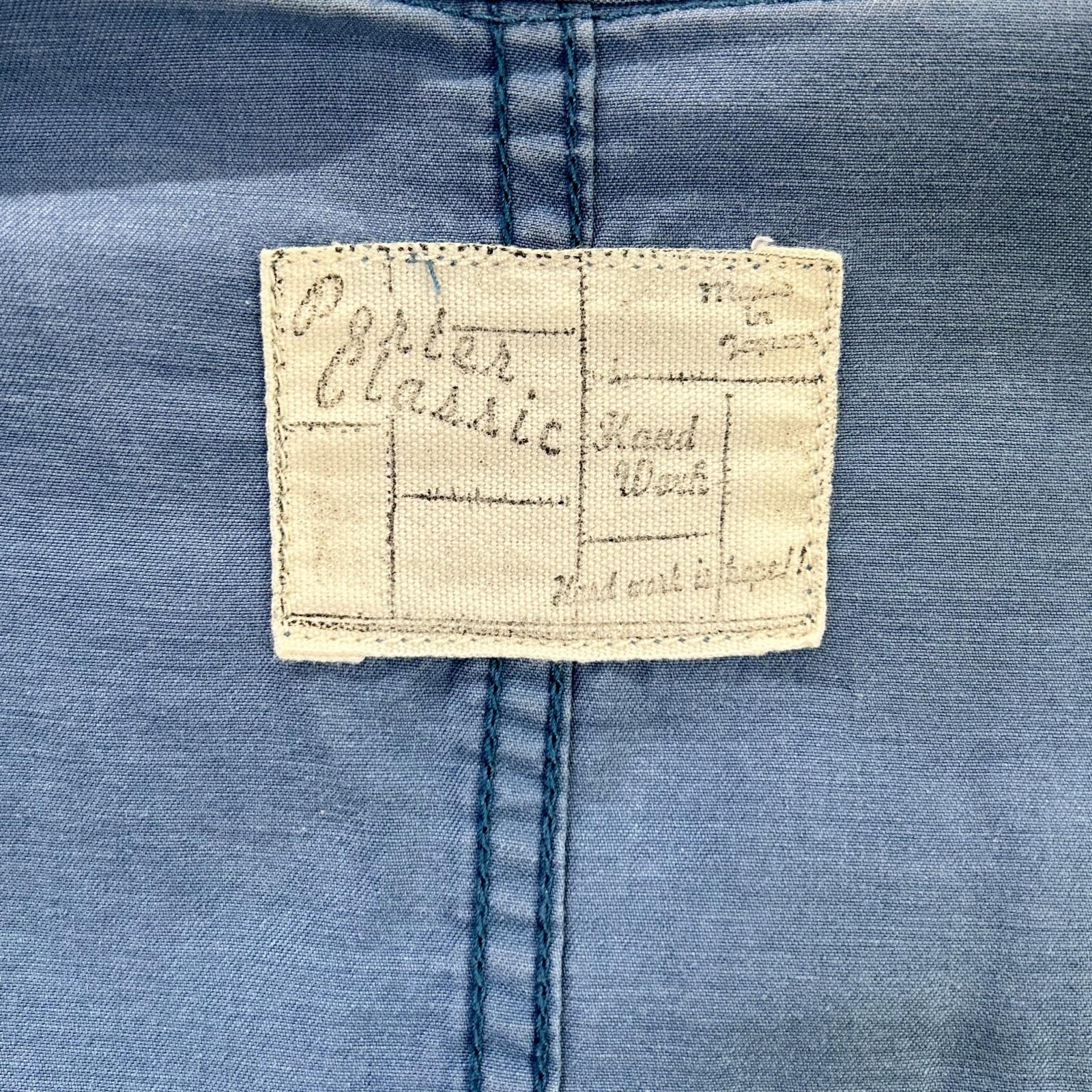 Porter Classic ポータークラシック ブルー 8B シャツジャケット ジャケット