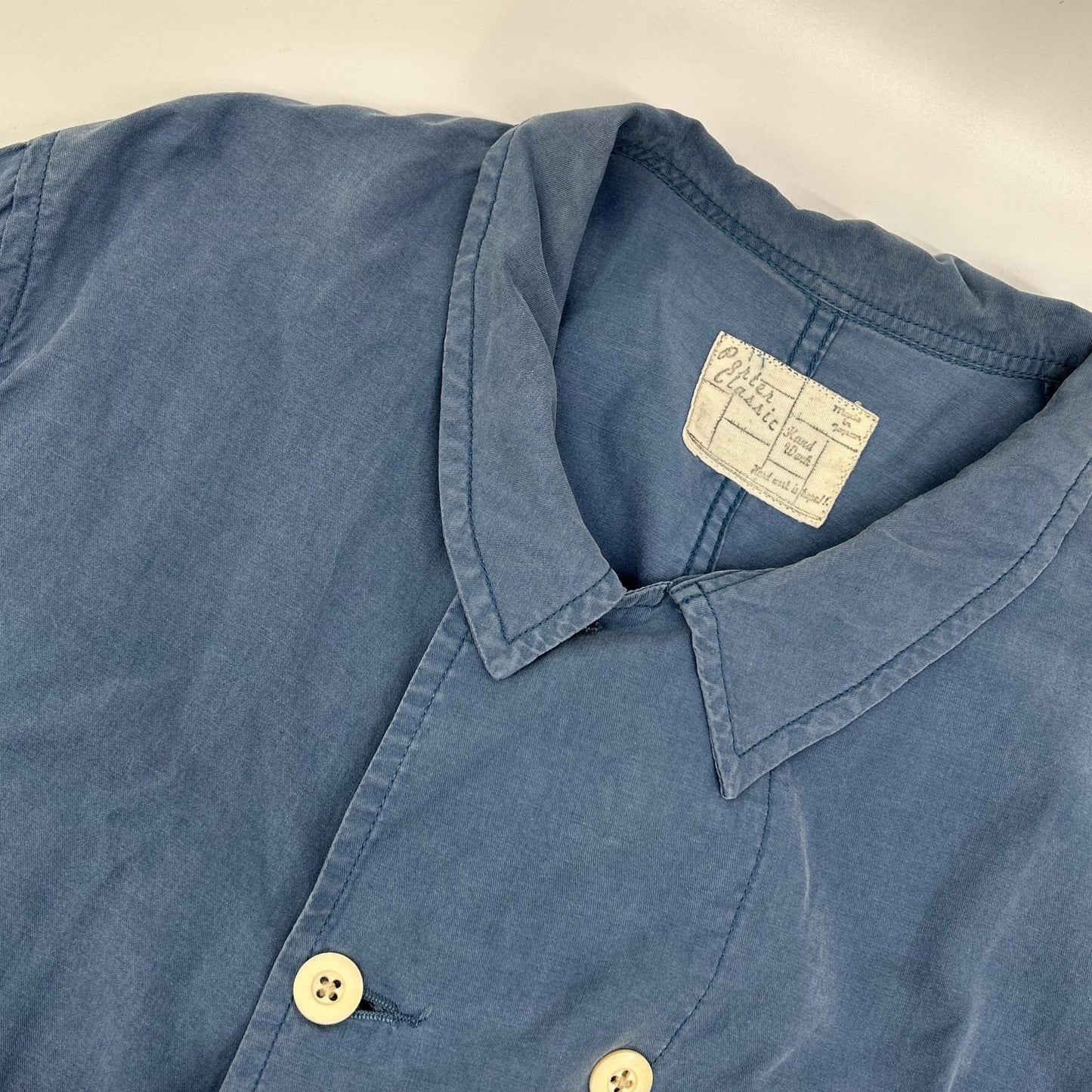 Porter Classic ポータークラシック ブルー 8B シャツジャケット ジャケット