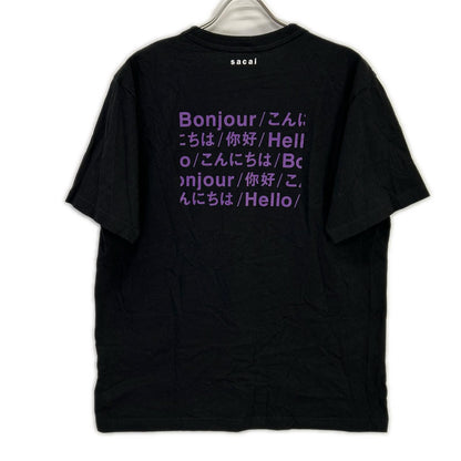 sacai サカイ ブラック 23-0571S Hello sacai Exclusive T-Shirt/ トップス