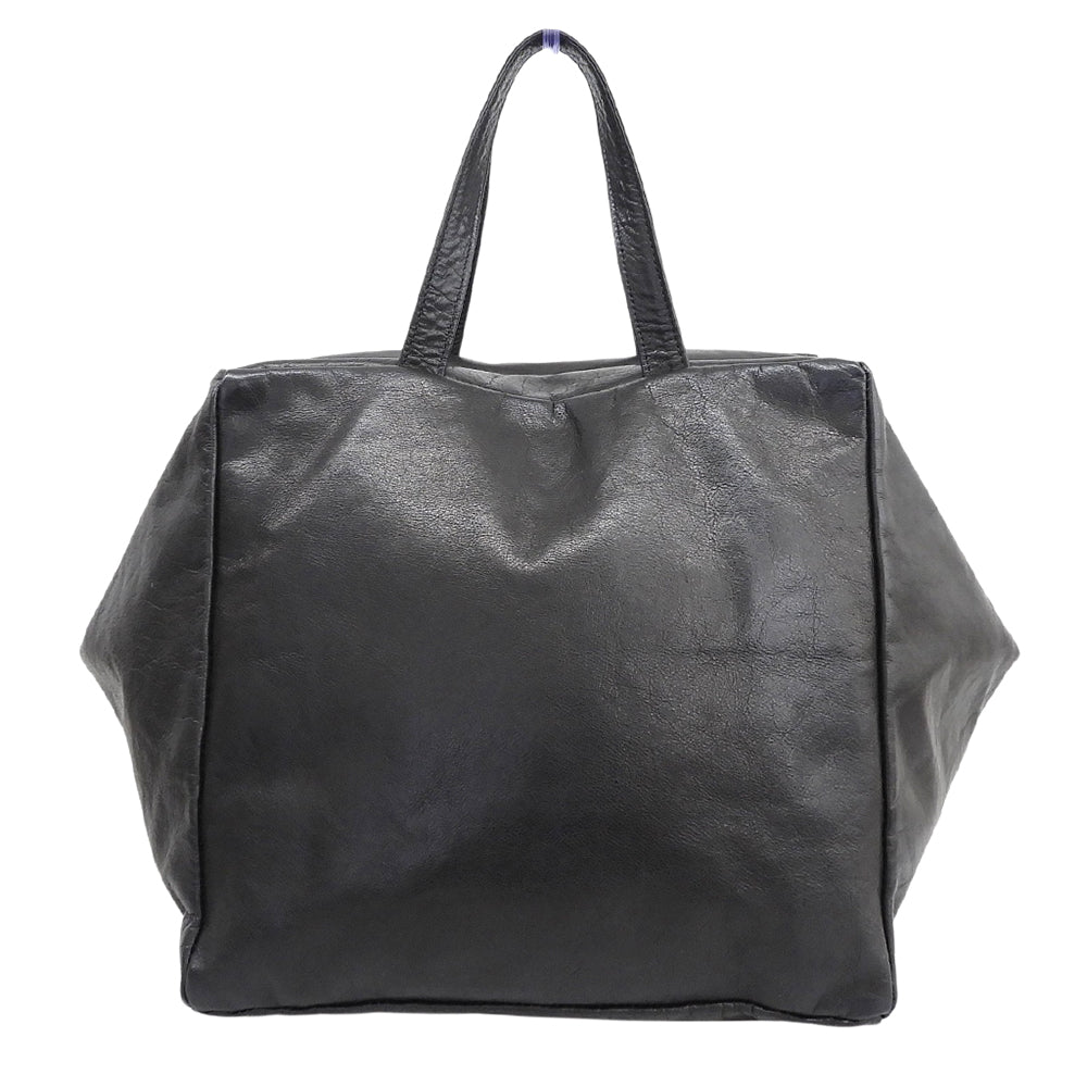 Les Basiques レ バシック 美品 ソフトレザー トートバッグ レディース ブラック トートバッグ