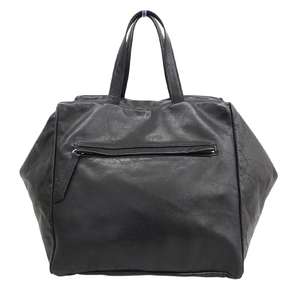 Les Basiques レ バシック 美品 ソフトレザー トートバッグ レディース ブラック トートバッグ
