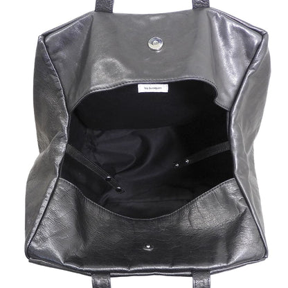 Les Basiques レ バシック 美品 ソフトレザー トートバッグ レディース ブラック トートバッグ