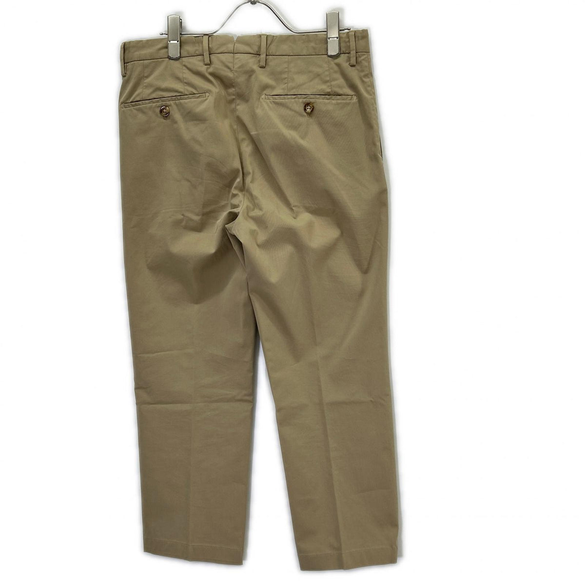INCOTEX Incotex beige 1W0038 single-pleat stretch chino pants bottoms