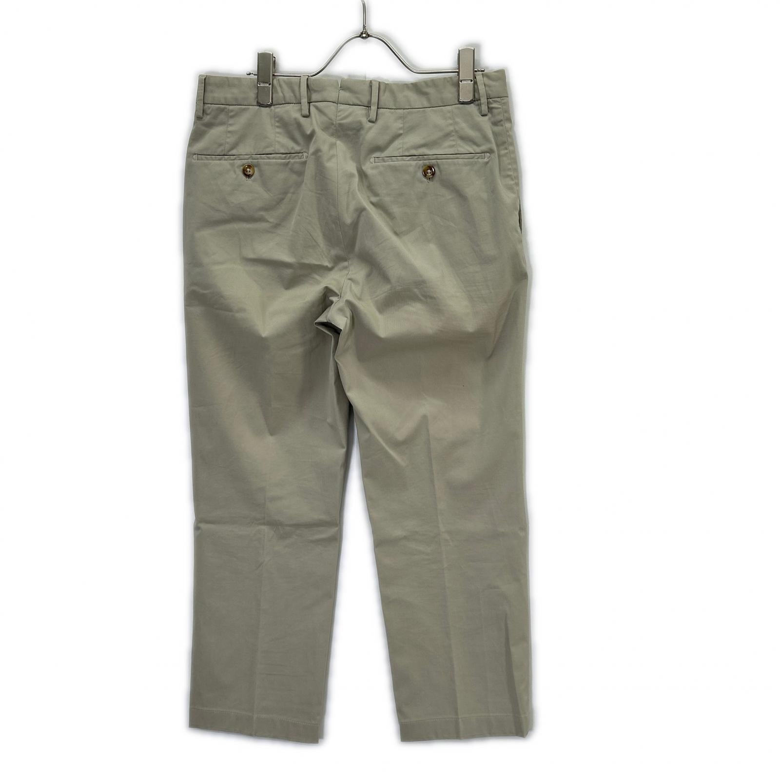INCOTEX インコテックス ベージュ 1W0038 ワンプリーツストレッチチノパンツ ボトムス