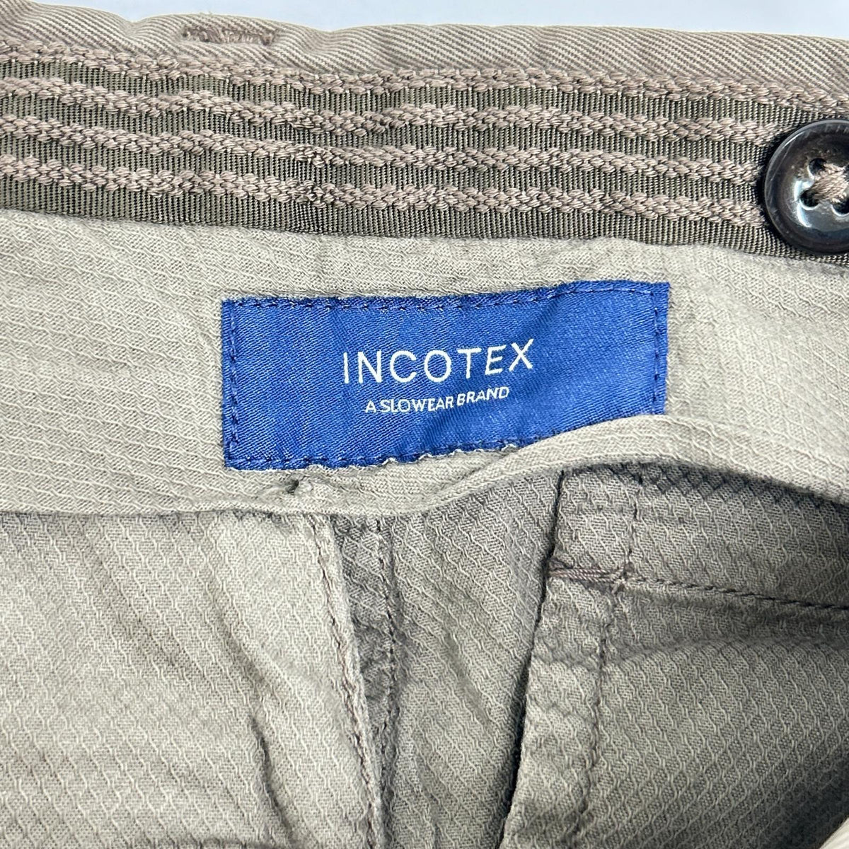 INCOTEX Incotex Brown 1NGW24 Slim-Fit One-Pleat Pants Bottoms