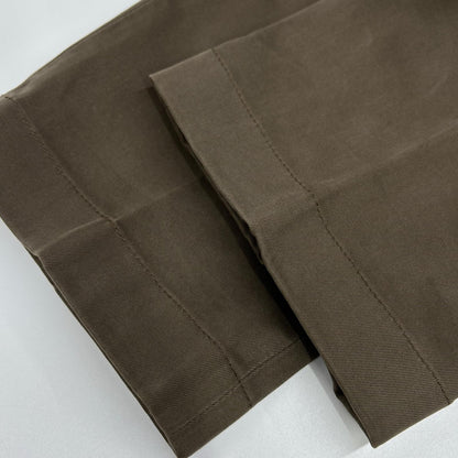 INCOTEX Incotex Brown 1NGW24 Slim-Fit One-Pleat Pants Bottoms