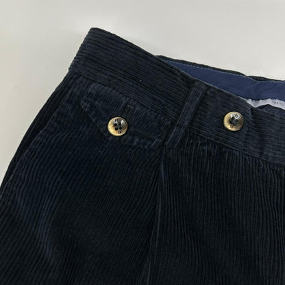 PT TORINO ピーティートリノ ネイビー COGT11ZPSCL1 コーデュロイ 1プリーツ スラックスパンツ ボトムス