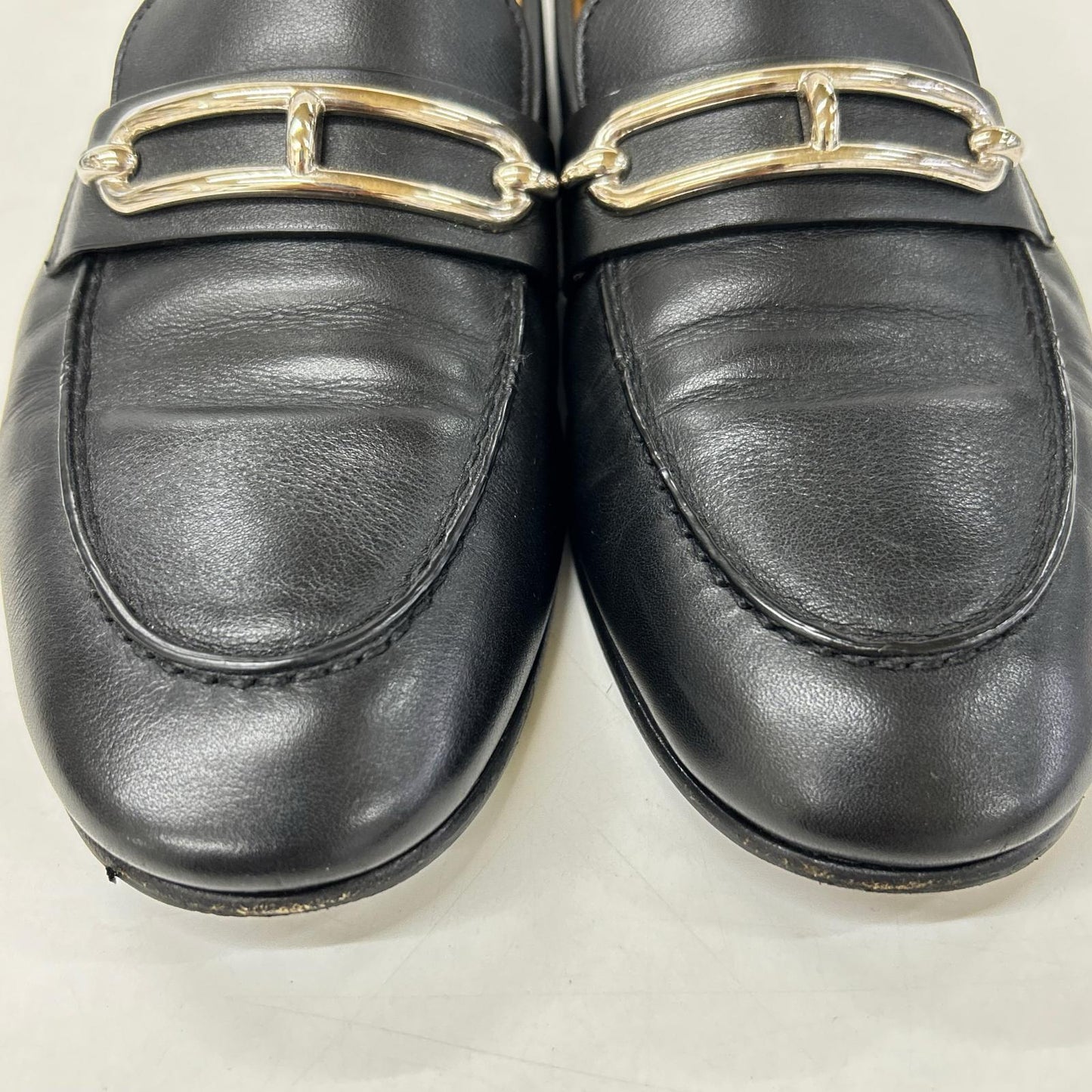 HERMES エルメス レザー コレットローファー シューズ