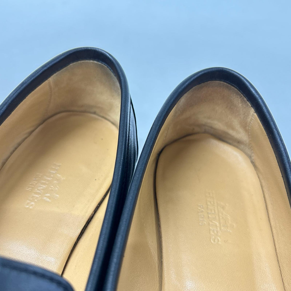 HERMES エルメス レザー コレットローファー シューズ