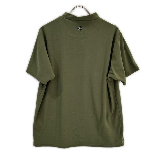 BRIEFING ブリーフィング BRG253M04 オリーブ モックネック 半袖 Tシャツ トップス