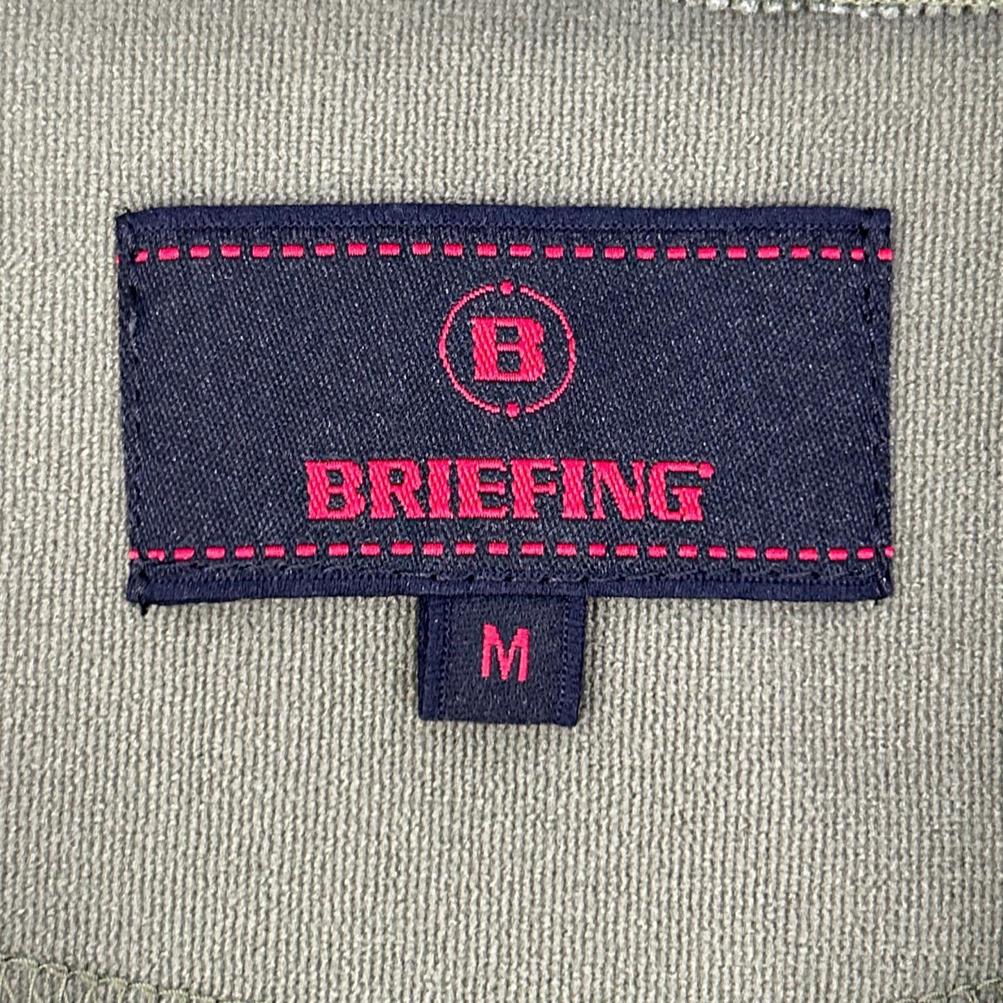 BRIEFING ブリーフィング BRG253M04 オリーブ モックネック 半袖 Tシャツ トップス