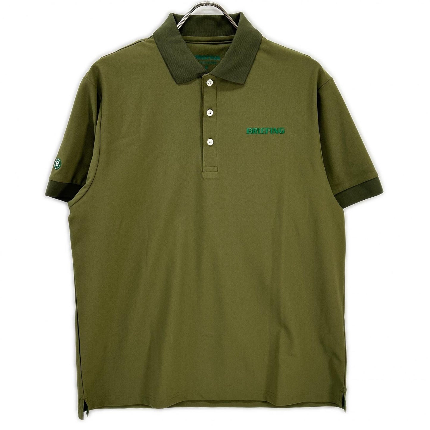 BRIEFING ブリーフィング BRG253M01 オリーブ EARTH POLO シャツ トップス