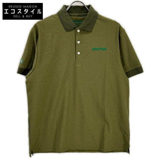 BRIEFING ブリーフィング BRG253M01 オリーブ EARTH POLO シャツ トップス