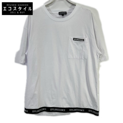 EFFLORESCENCE エフロレッセンス EF25AW-036 ホワイト ポケット Tシャツ トップス