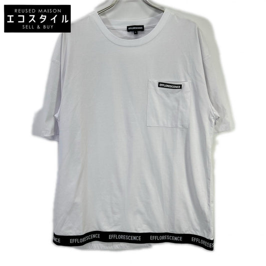 EFFLORESCENCE エフロレッセンス EF25AW-036 ホワイト ポケット Tシャツ トップス