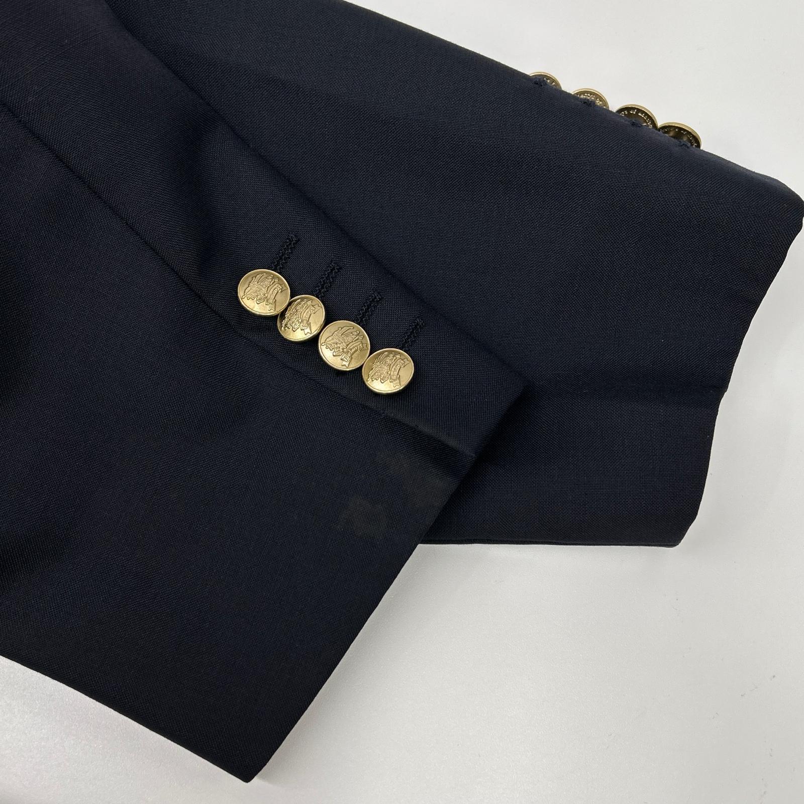 Burberry's バーバリーズ ネイビー BBG51ー400-29 金ボタン テーラードジャケット ジャケット