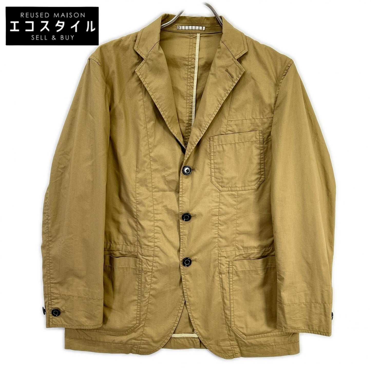 CHESTERBARRIE チェスターバリー ベージュ CB281603 3Bボタンテーラードジャケット ジャケット