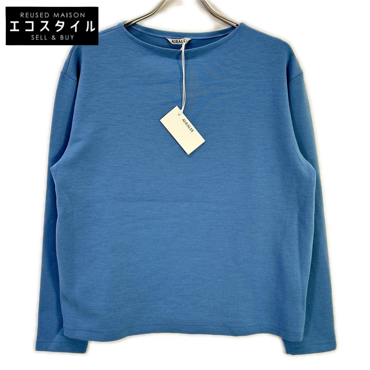 AURALEE オーラリー A26SP01VD DOUBLE JERSEY BOAT NECK PULLOVER トップス