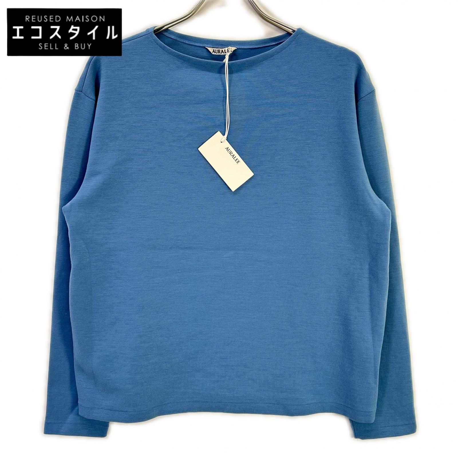 AURALEE オーラリー A26SP01VD DOUBLE JERSEY BOAT NECK PULLOVER トップス