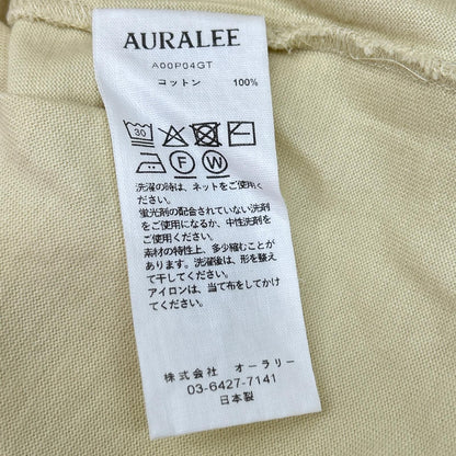 AURALEE オーラリー A00P04GT LUSTER PLAITING BOAT NECK TEE トップス