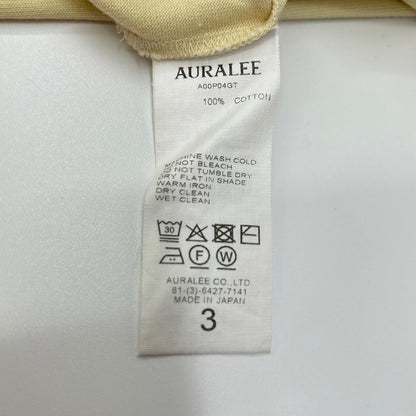 AURALEE オーラリー A00P04GT LUSTER PLAITING BOAT NECK TEE トップス