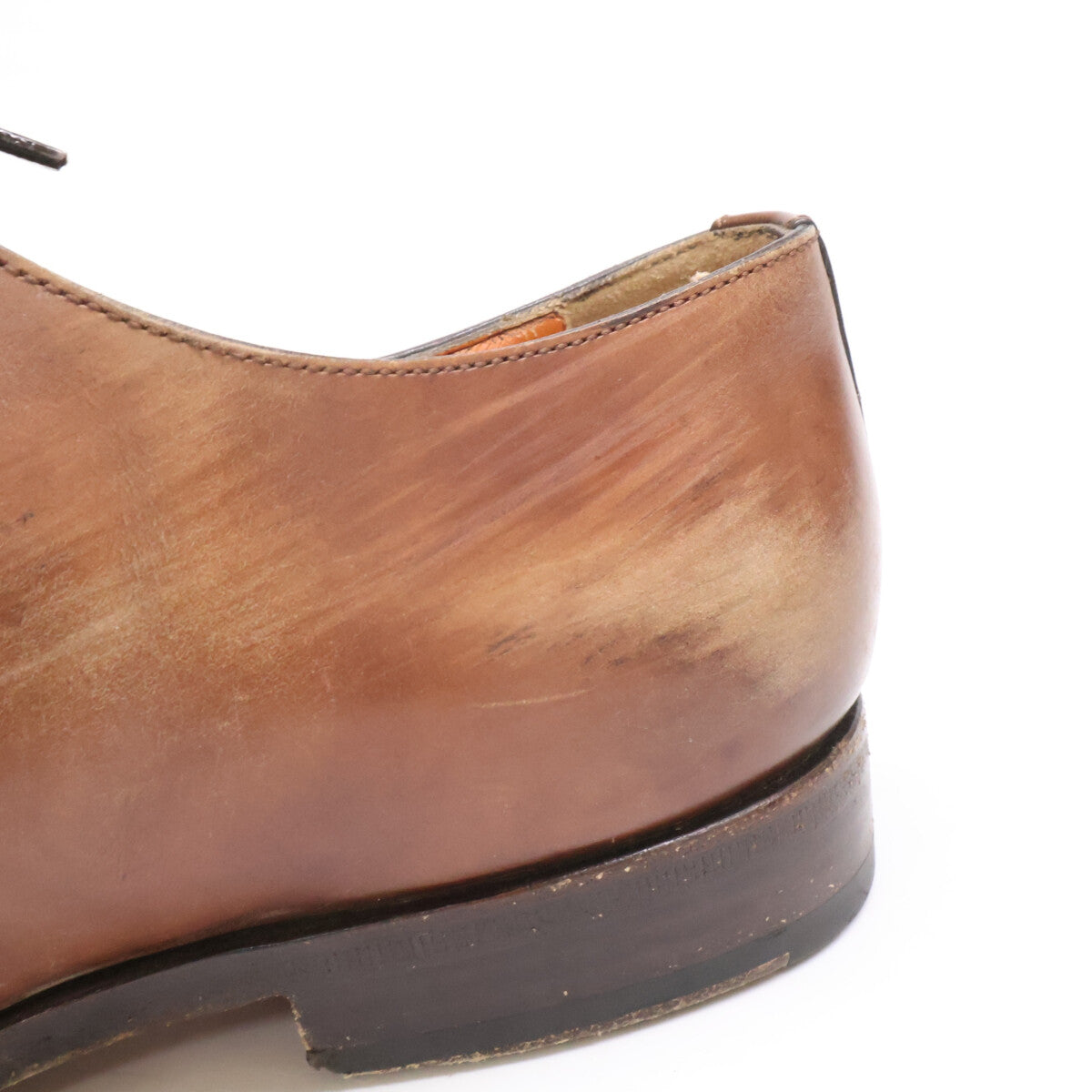 SANTONI サントーニ 16407 サイドレース プレーントゥ シューズ シューズ