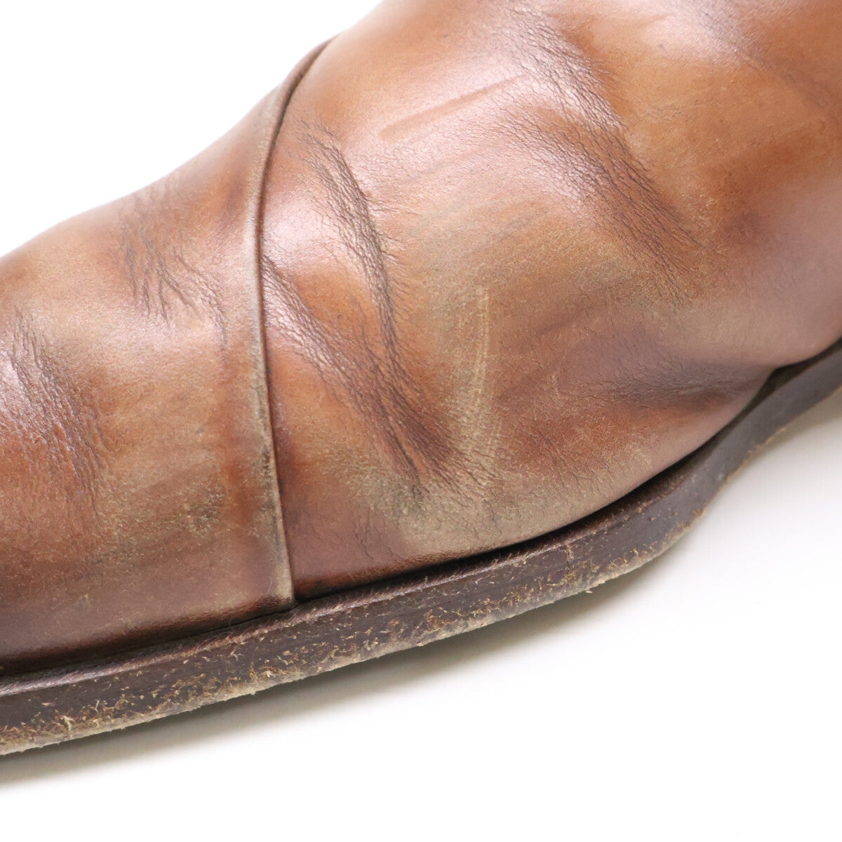 SANTONI サントーニ 16407 サイドレース プレーントゥ シューズ シューズ