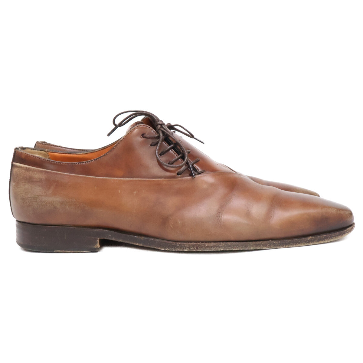 SANTONI サントーニ 16407 サイドレース プレーントゥ シューズ シューズ