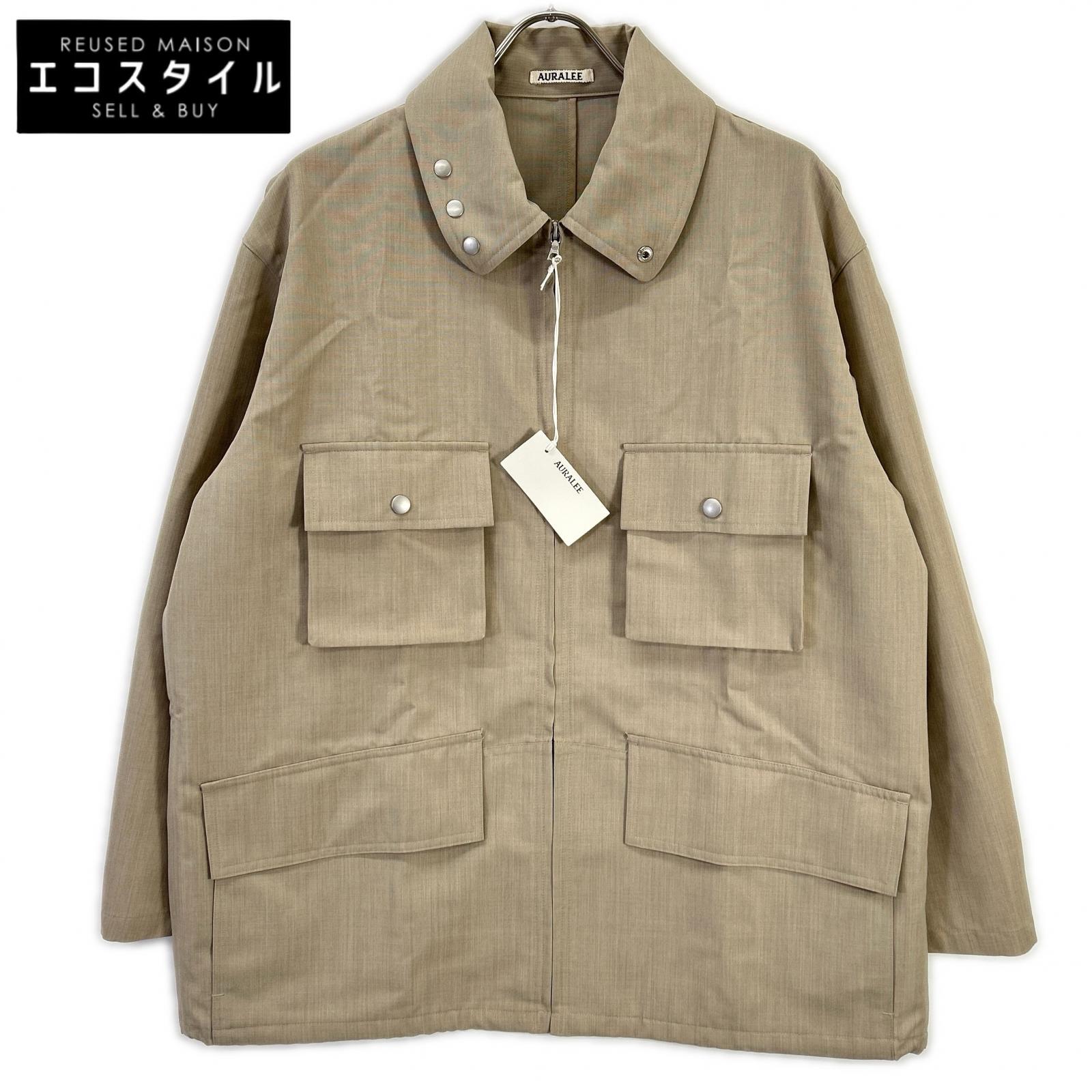 AURALEE オーラリー A26SB02WC WOOL MAX CANVAS BLOUSON ジャケット