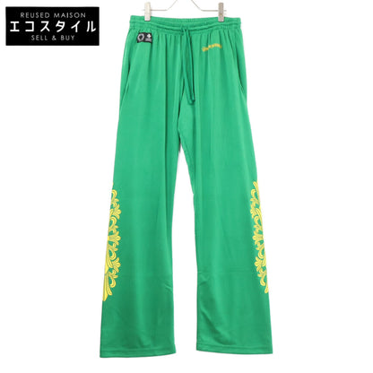 Chrome hearts クロムハーツ 【新品同様】MESH VARSITY PANTS ロゴプリント メッシュ ロングパンツ ボトムス