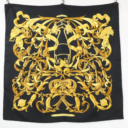 HERMES エルメス 【美品】LE MORS A LA CONETABLE 轡の気品 シルク カレ90 スカーフ