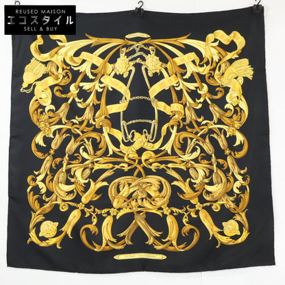 HERMES エルメス 【美品】LE MORS A LA CONETABLE 轡の気品 シルク カレ90 スカーフ