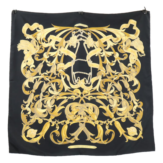 HERMES エルメス 【美品】LE MORS A LA CONETABLE 轡の気品 シルク カレ90 スカーフ