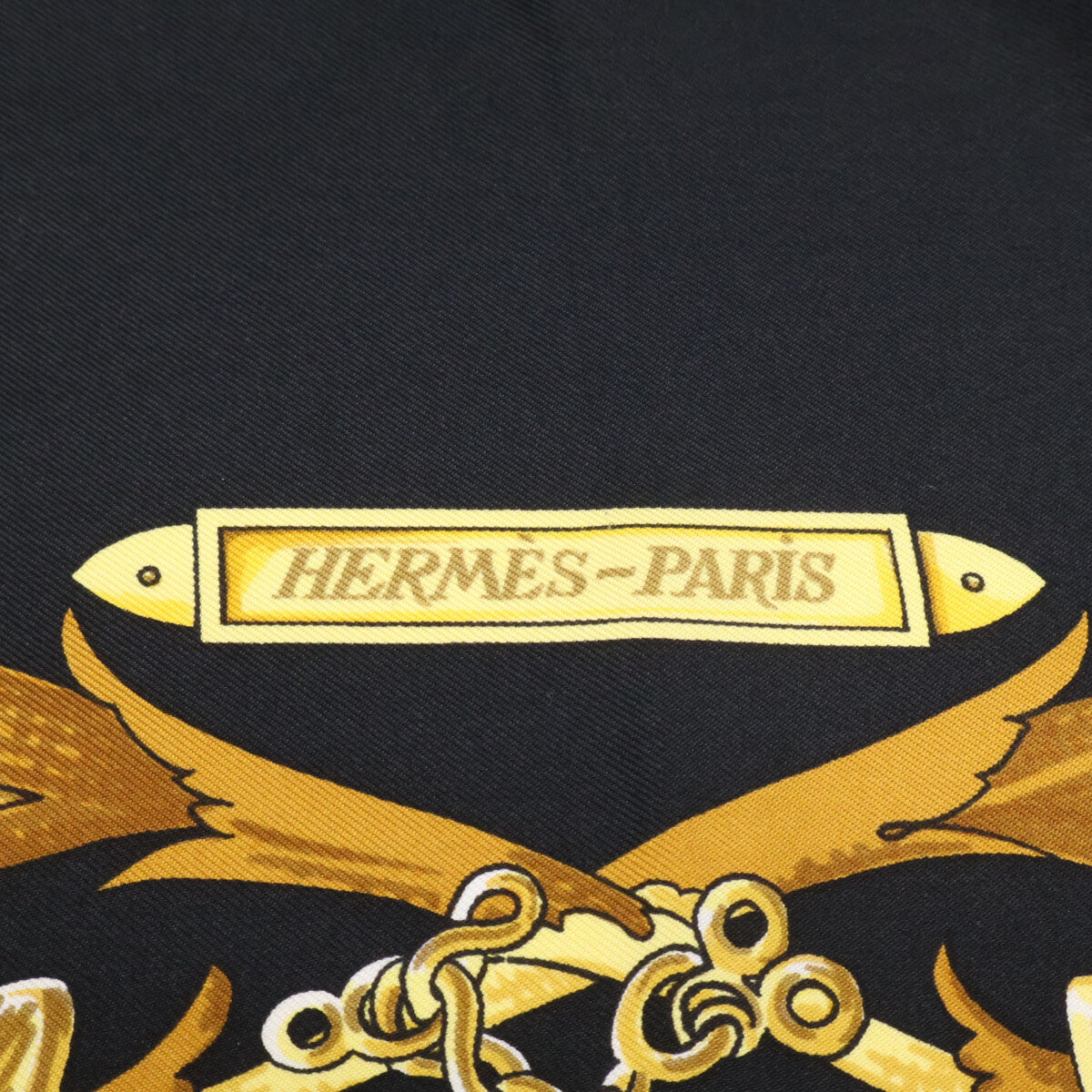 HERMES エルメス 【美品】LE MORS A LA CONETABLE 轡の気品 シルク カレ90 スカーフ