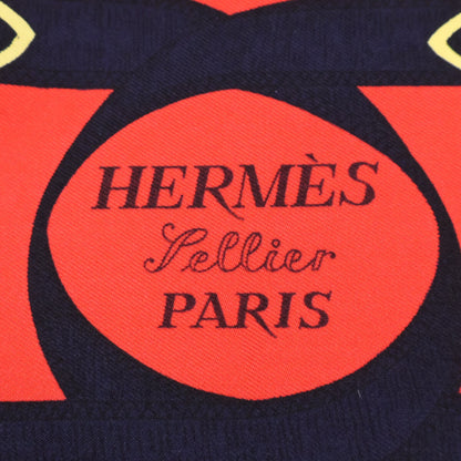 HERMES エルメス 【美品】Eperon d'Or 黄金の拍車 シルク カレ90 スカーフ