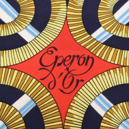 HERMES エルメス 【美品】Eperon d'Or 黄金の拍車 シルク カレ90 スカーフ