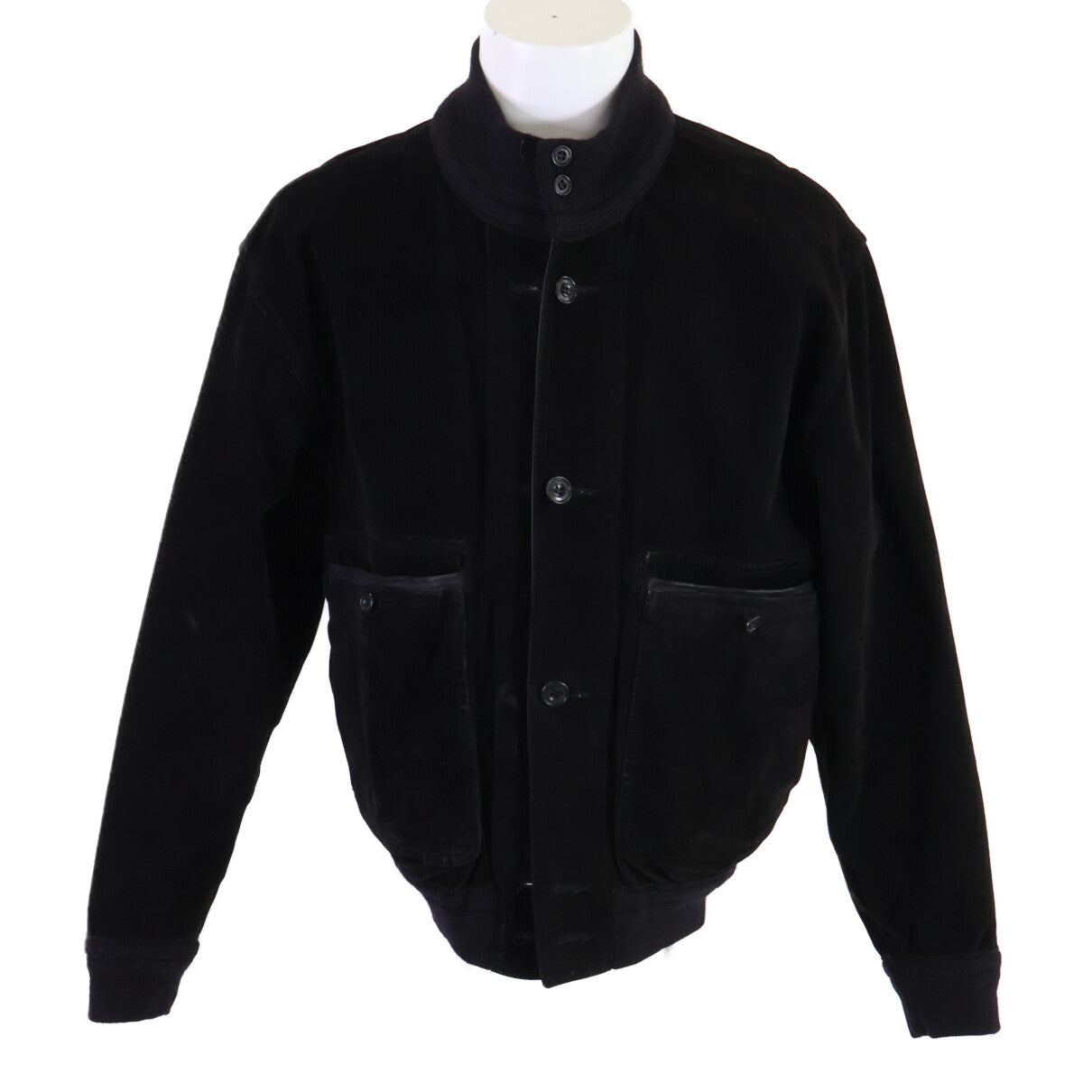 ARNYS Arnys nubuck and reindeer leather reversible blouson jacket jacket