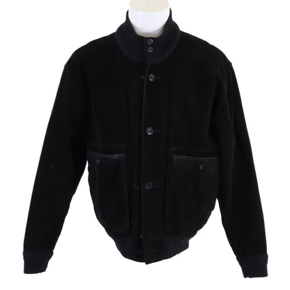 ARNYS Arnys nubuck and reindeer leather reversible blouson jacket jacket
