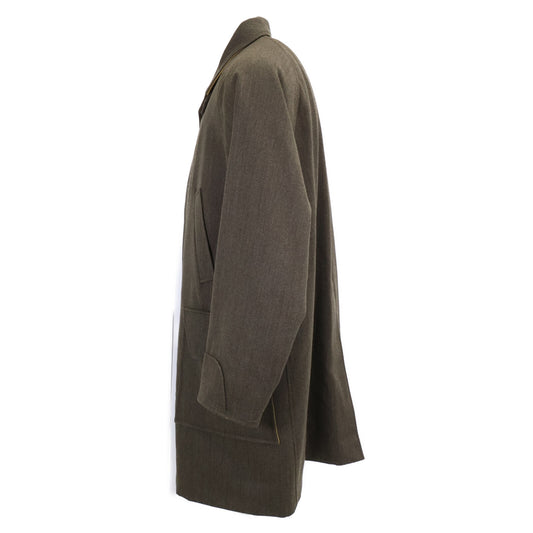 ARNYS Arnys Quilted-Lining Cashmere-Blend Wool Balmacaan Coat