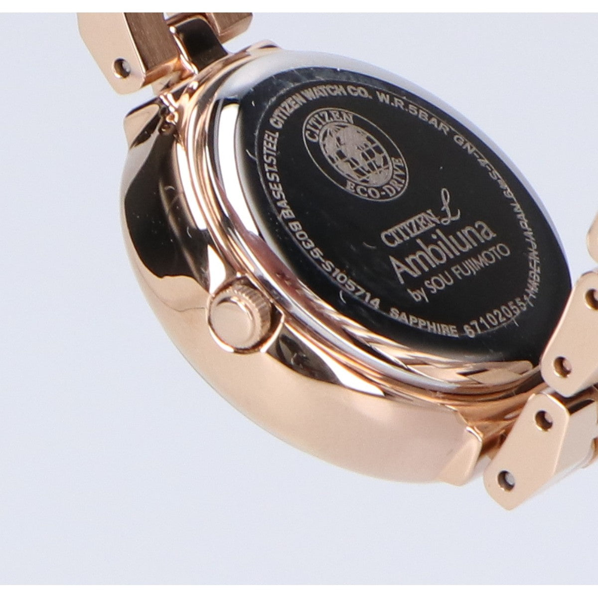 CITIZEN シチズン 【美品】EW5506-51W B035 L Ambiluna エル アンビリュナ エコ・ドライブ 腕時計