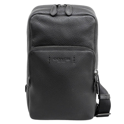 COACH コーチ ゴッサム パック レザー ボディバッグ メンズ ブラック C5331 ボディバッグ